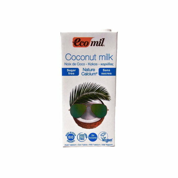 Βιολογικό Γάλα Καρύδας Με Ασβέστιο 1lt Eco Mil