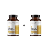 Natural Doctor Complete D3, K2 & Magnesium 2x60 Φυτικές Κάψουλες (2 Τεμάχια)