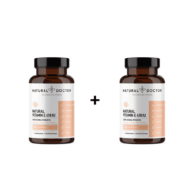 Natural Doctor Natural Vitamin E με Αντιοξειδωτική Δράση 2x60 Μαλακές Κάψουλες (2 Τεμάχια)