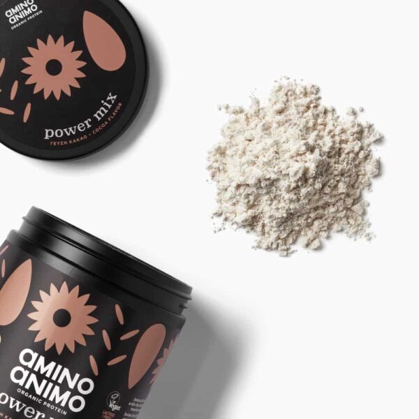 Πρωτεΐνη Power Mix Cocoa 350gr Amino Animo - Image 2