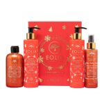 Eolia Gift Box Body Lotion, Shower Gel, Body Scrub, Shimmering Mist Μελομακάρονο (4 τεμάχια)