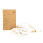 Επαναχρησιμοποιούμενοι Δίσκοι Ντεμακιγιάζ Από Φυσικό Bamboo & Βαμβάκι Λευκοί -14τεμ. Σε Βαμβακερό Διχτάκι Minimal List