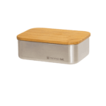 Ανοξείδωτο Φαγητοδοχείο 1200ml Με Bamboo Καπάκι Minimal List