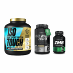 Nighttime Recovery & Muscle Support Pack (Biotech USA Iso Whey Zero Black Βανίλια 908 gr, ZMB 60 tabs, GoldTouch Iso Touch Milk Chocolate 2 kg)