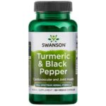 Swanson Turmeric & Black Pepper 60 Φυτικές Κάψουλες