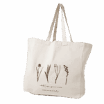 Tote Τσάντα Wild Flowers Με 1 Εσωτερική Θήκη Minimal List