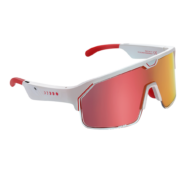 Chamelo Music Shield Matte White Frame | Fire Lenses