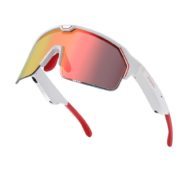 Chamelo Music Shield Matte White Frame | Fire Lenses - Image 3