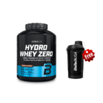 Biotech USA Hydro Whey Zero Πρωτεΐνη Ορού Γάλακτος Χωρίς Γλουτένη με Γεύση Σοκολάτα 1.816gr & Δώρο Shaker Wave Black 600ml