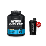 Biotech USA Hydro Whey Zero Πρωτεΐνη Ορού Γάλακτος Χωρίς Γλουτένη με Γεύση Βανίλια 1.816gr & Δώρο Shaker Wave Black 600ml