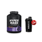 Biotech USA Hyper Mass με Κρεατίνη Χωρίς Γλουτένη με Γεύση Σοκολάτα 2.27kg & Δώρο Shaker Wave Black 600ml