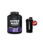 Biotech USA Hyper Mass με Κρεατίνη Χωρίς Γλουτένη με Γεύση Βανίλια 2.27kg & Δώρο Shaker Wave Black 600ml