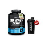 Biotech USA Iso Whey Zero Πρωτεΐνη Ορού Γάλακτος Χωρίς Γλουτένη & Λακτόζη με Γεύση Σοκολάτα 1.816gr & Δώρο Shaker Wave Black 600ml