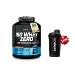 Biotech USA Iso Whey Zero Πρωτεΐνη Ορού Γάλακτος Χωρίς Γλουτένη & Λακτόζη με Γεύση Φράουλα 1.816gr & Δώρο Shaker Wave Black 600ml