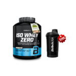 Biotech USA Iso Whey Zero Πρωτεΐνη Ορού Γάλακτος Χωρίς Γλουτένη & Λακτόζη με Γεύση Βανίλια 1.816gr & Δώρο Shaker Wave Black 600ml