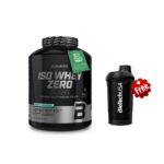 Biotech USA Iso Whey Zero Black Πρωτεΐνη Ορού Γάλακτος με Κρεατίνη Χωρίς Γλουτένη & Λακτόζη με Γεύση Mango Coconut 1.816gr & Δώρο Shaker Wave Black 600ml
