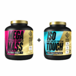 GoldTouch Nutrition Mega Mass Χωρίς Γλουτένη με Γεύση Σοκολάτα 2kg & Iso Touch 86% Πρωτεΐνη Ορού Γάλακτος με Γεύση Cookie Dough 2kg (1+1)