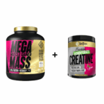 GoldTouch Nutrition Mega Mass Χωρίς Γλουτένη με Γεύση Σοκολάτα 2kg & Creatine Monohydrate Micronized 400gr (1+1)
