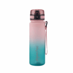 AlpinTec Πλαστικό Παγούρι Pink-Ciel με Καλαμάκι Non Spill 500ml