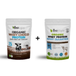 Βιολογική Πρωτεΐνη Whey Ορού Γάλακτος Κακάο 500gr & Βιολογική Πρωτεΐνη Whey Ορού Γάλακτος 500gr Βιολόγος (1+1)