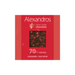 Σοκολάτα Υγείας Φράουλα & Ροζ Πιπέρι 90gr Alexandros