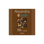 Σοκολάτα Υγείας Με 70% Κακάο & Αμύγδαλα 90gr Alexandros