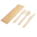 Σετ Μαχαίρι – Πιρούνι – Κουτάλι Από Φυσικό Bamboo -20τεμ. Minimal List