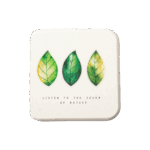 Τετράγωνο Σουβέρ Από Διατομίτη Listen To The Sound Of Nature Minimal List