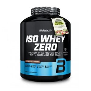Biotech USA Iso Whey Zero Πρωτεΐνη Ορού Γάλακτος Χωρίς Γλουτένη & Λακτόζη με Γεύση Σοκολάτα 1.816gr & Δώρο Shaker Wave Black 600ml