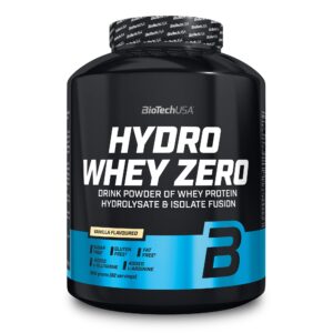Biotech USA Hydro Whey Zero Πρωτεΐνη Ορού Γάλακτος Χωρίς Γλουτένη με Γεύση Βανίλια 1.816gr & Δώρο Shaker Wave Black 600ml