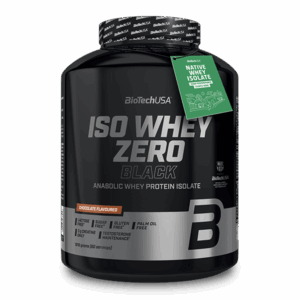 Biotech USA Iso Whey Zero Black Πρωτεΐνη Ορού Γάλακτος με Κρεατίνη Χωρίς Γλουτένη & Λακτόζη με Γεύση Σοκολάτα 1.816gr & Δώρο Shaker Wave Black 600ml
