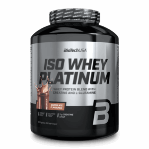 Biotech USA Iso Whey Platinum Πρωτεΐνη Ορού Γάλακτος με Κρεατίνη Χωρίς Γλουτένη με Γεύση Σοκολάτα 1.816gr & Δώρο Shaker Wave Black 600ml